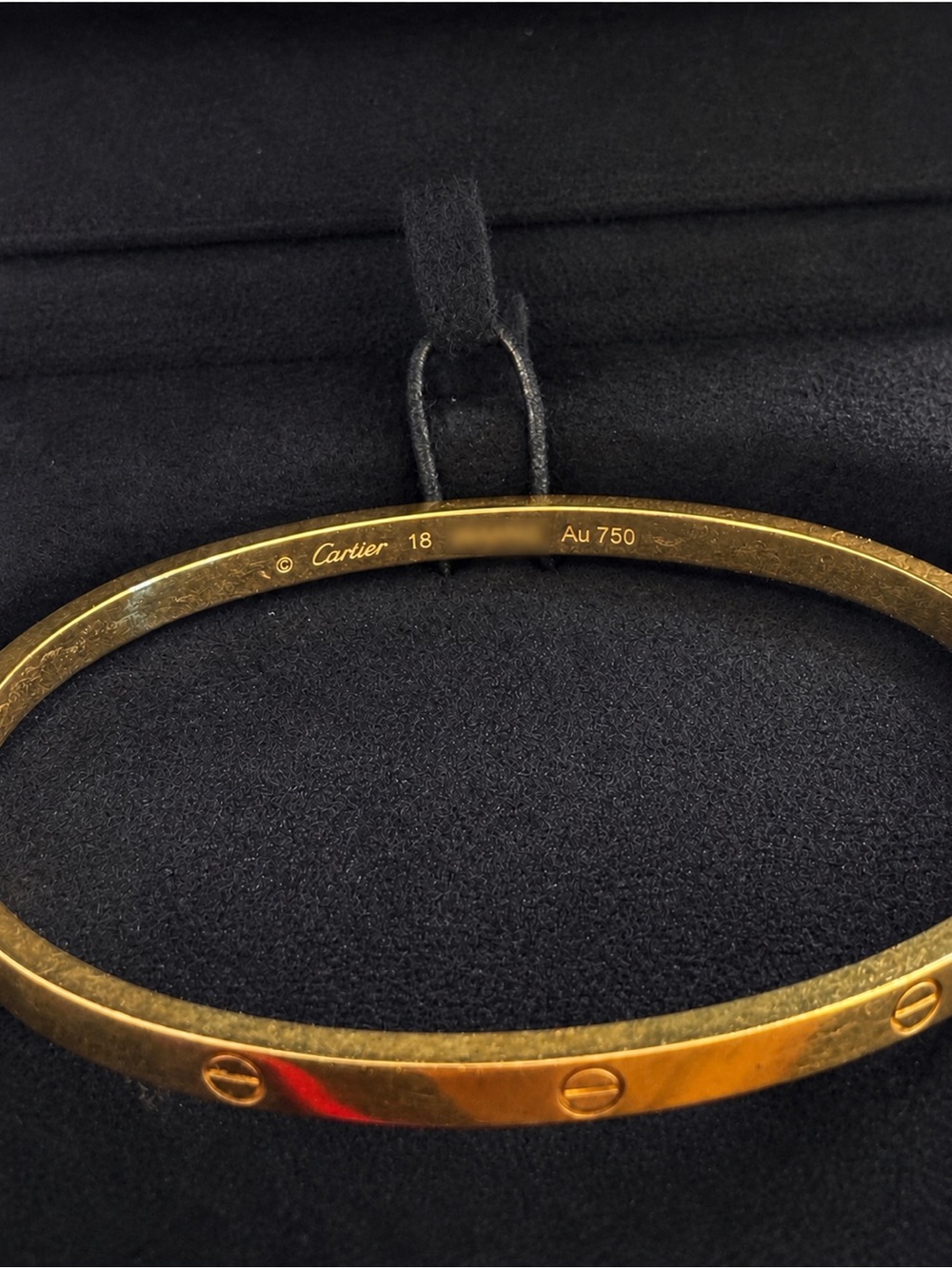 ♥️ Cartier LOVE Bracelet Small Model 18K Yellow Gold Full Set - Picture 3 of 5